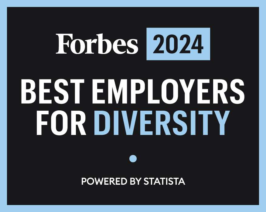 Forbes 2024 Best employers for diversity.