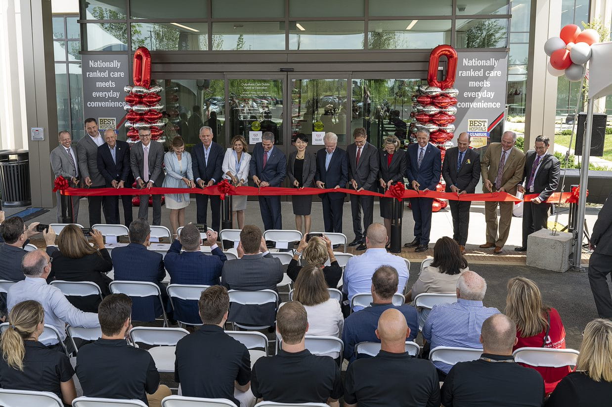 The Ohio State University Wexner Medical Center Outpatient Care Dublin ribbon cutting 