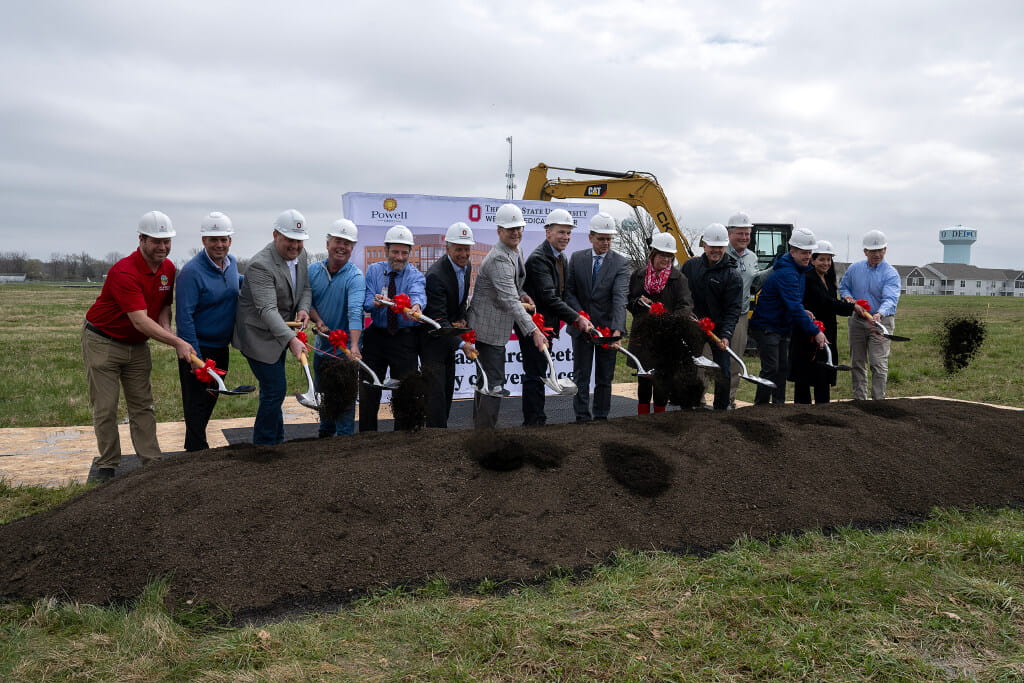Officials with the City of Powell and The Ohio State University Wexner Medical Center held a ceremonial groundbreaking earlier this week to start construction of the new Outpatient Care Powell, slated to open in August 2026.