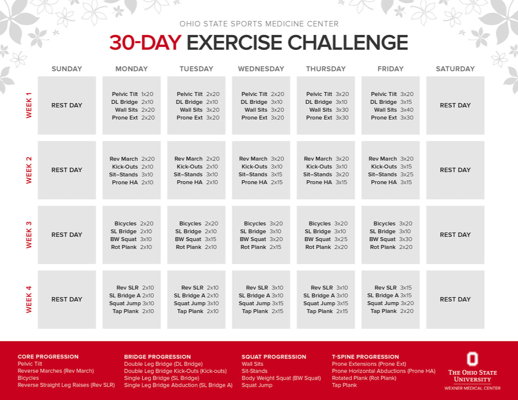 30 day fitness challenge before and after