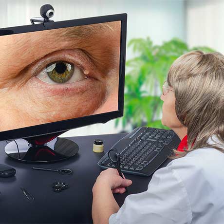 Telehealth eye exam