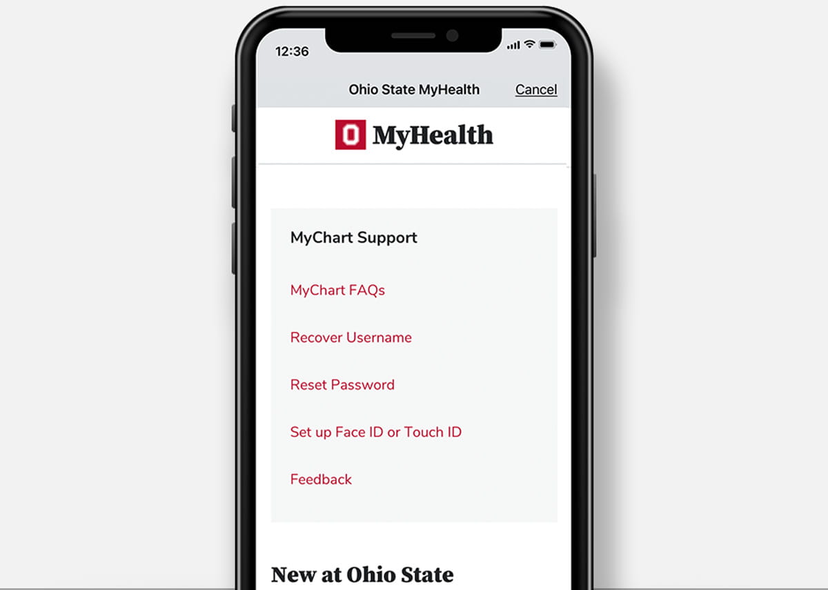MyHealth mobile app MyChart support and resources