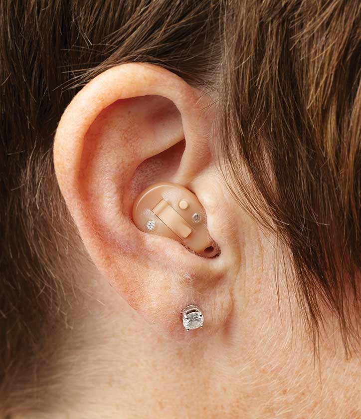 Full shell in the ear hearing aid