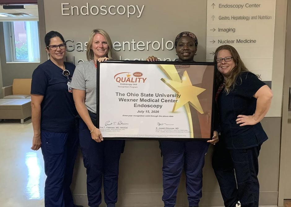 UH Endoscopy ASGE Excellence in Quality Award