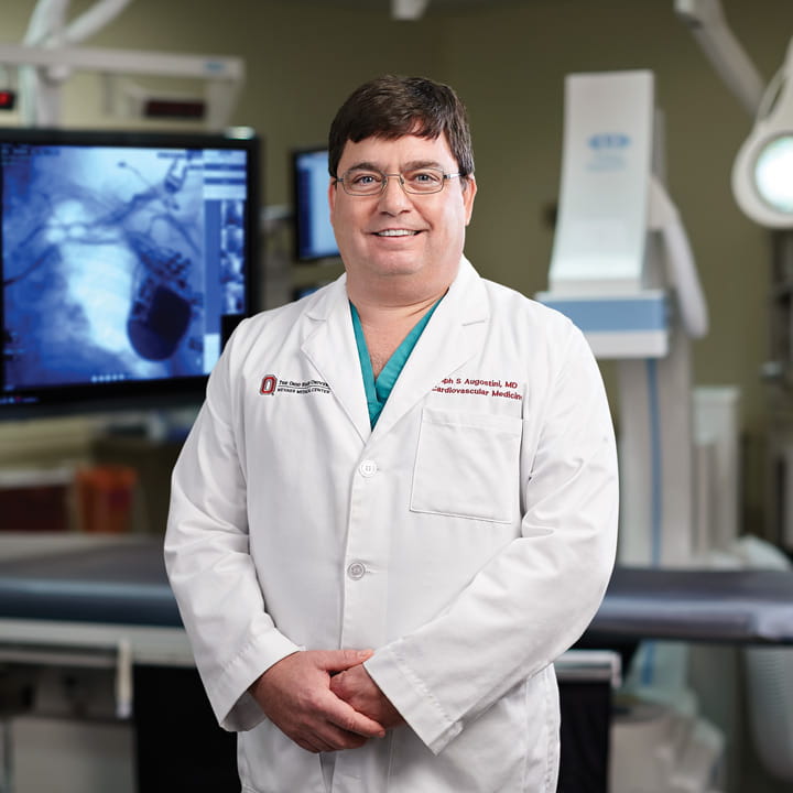 Ralph Augostini, MD in surgical room
