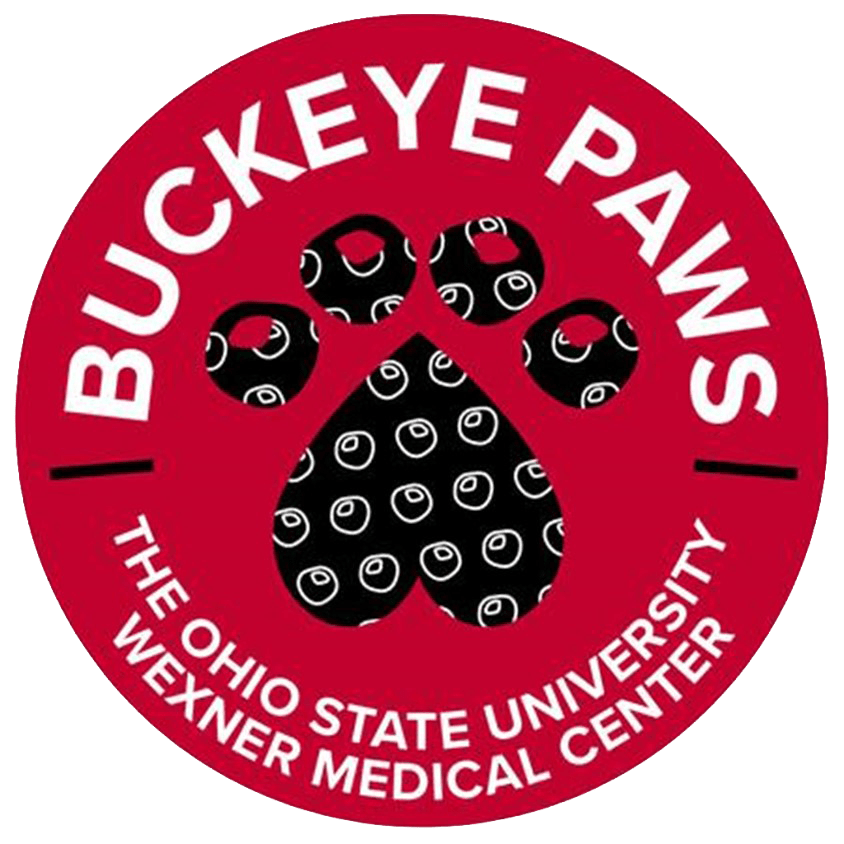 Buckeye Paws Program logo at The Ohio State University Wexner Medical Center