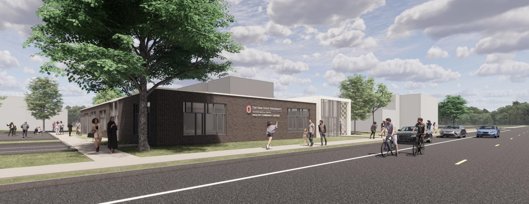 Rendering of the Healthy Community Center