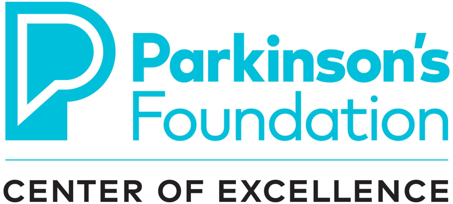Parkingson's Foundation: Center of Excellence logo