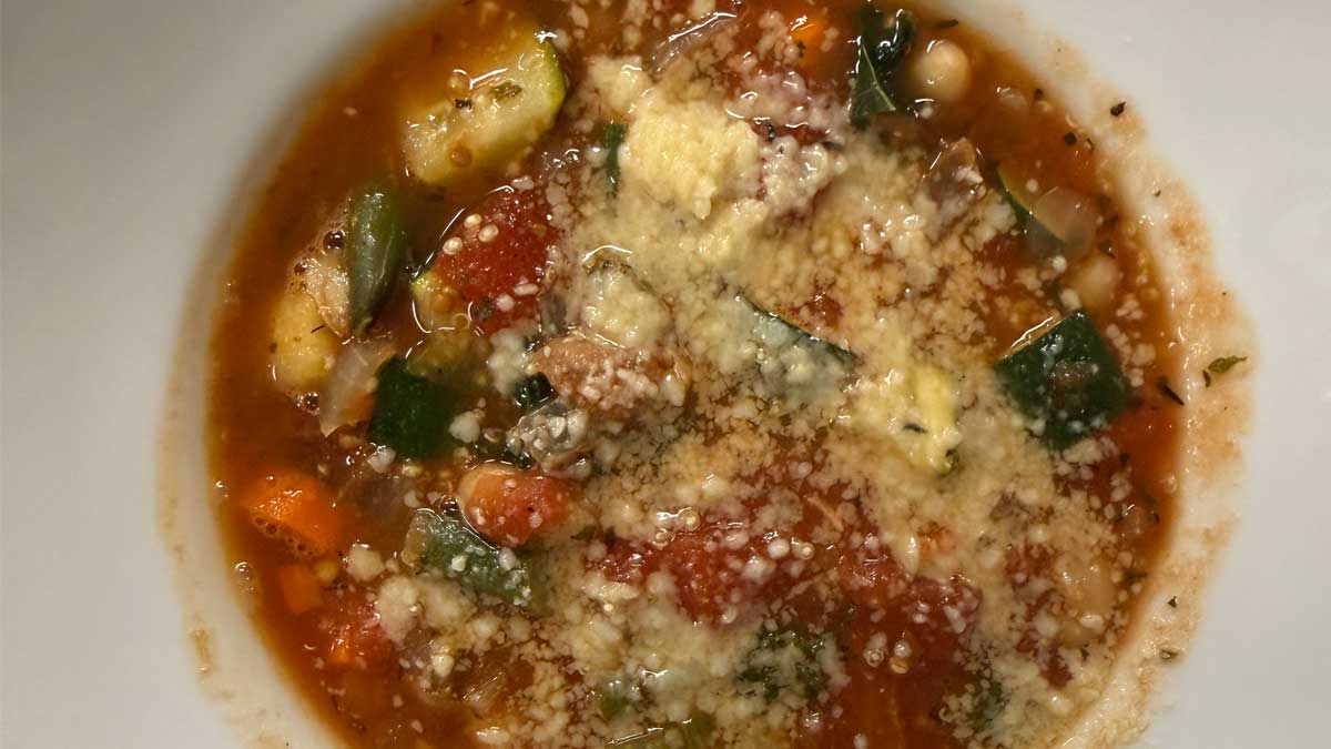soup in a bowl