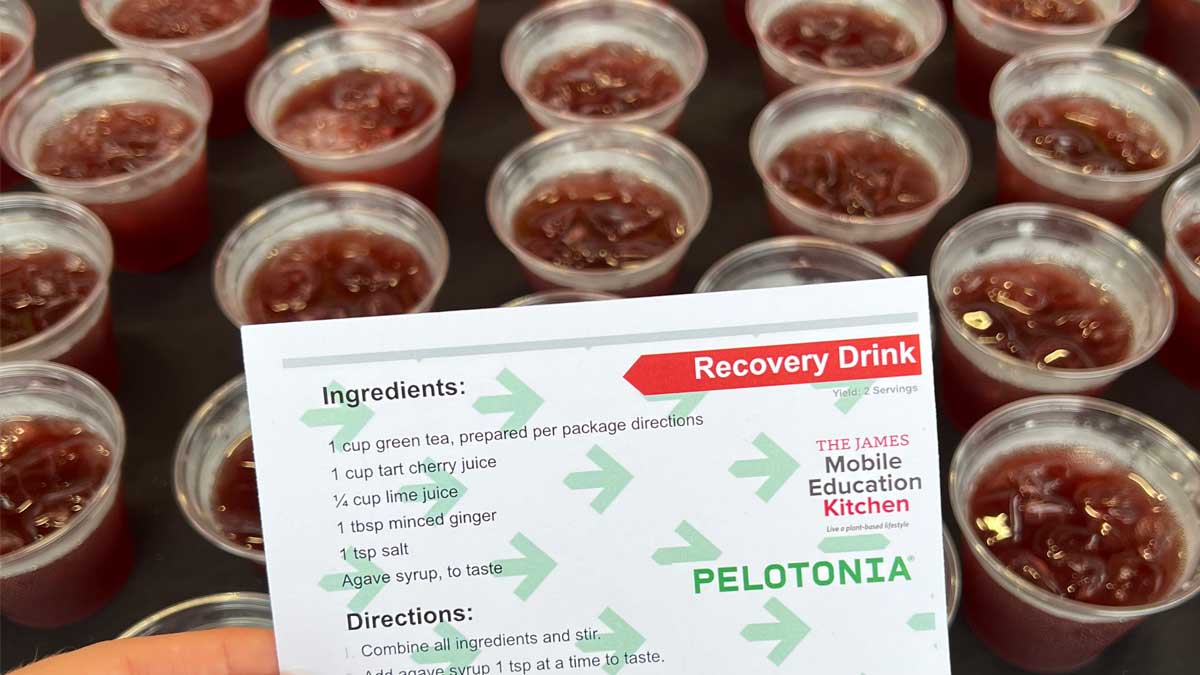 picture of a recipe card and drinks
