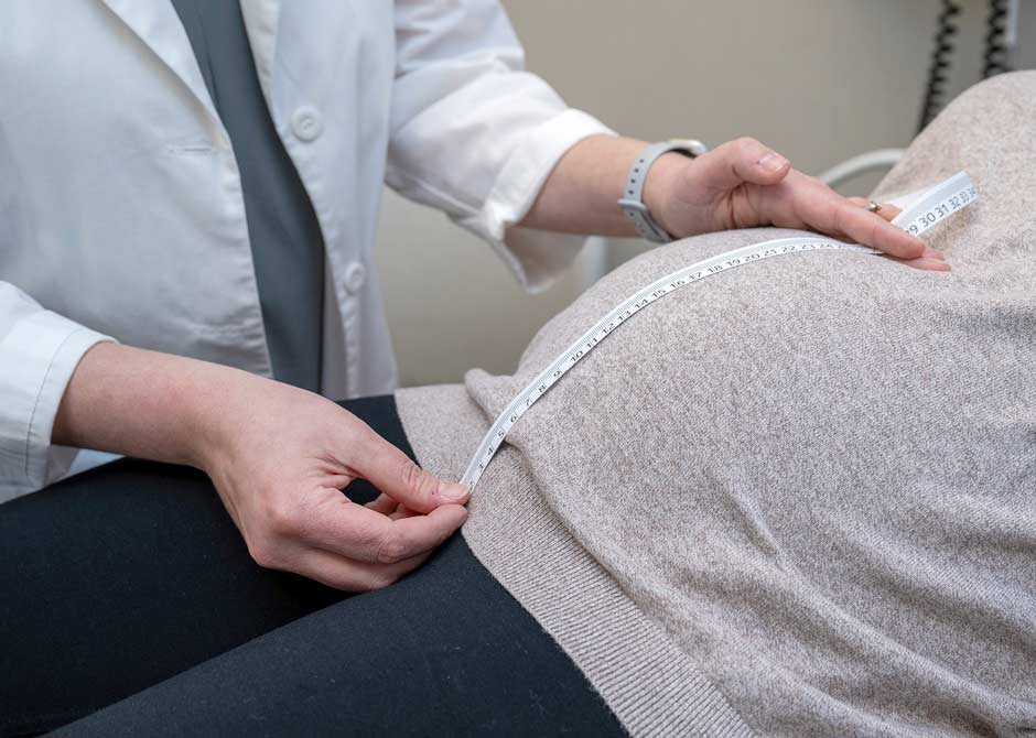 pregnant belly measurement