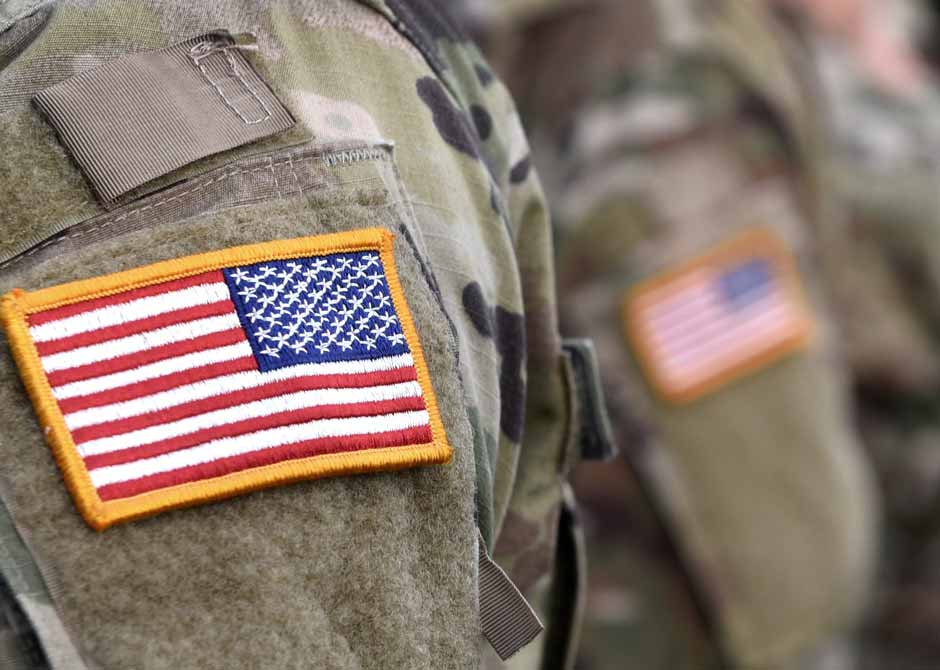 Military American Flag Arm