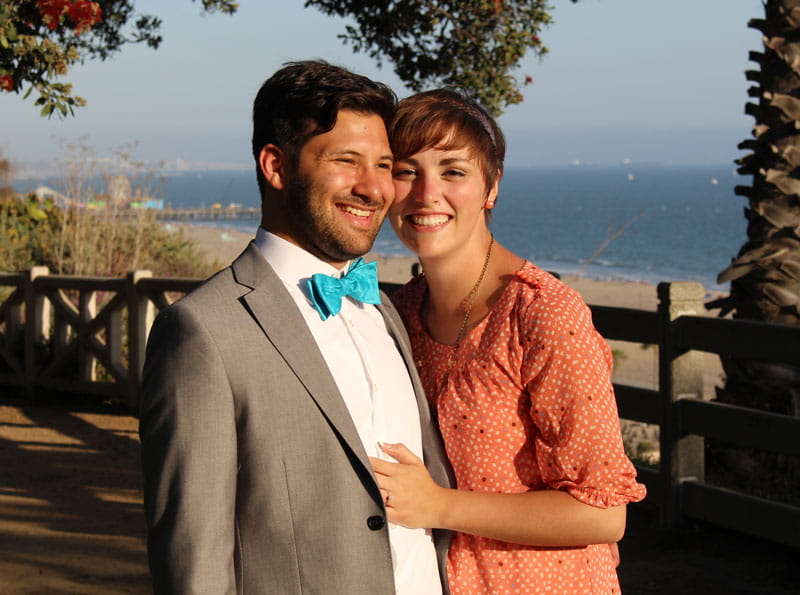 Engagement photo of Miguel Ruiz, MD and his wife